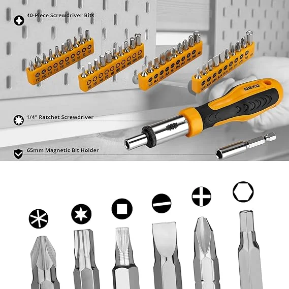 DEKOPRO 228 Piece Socket Wrench Auto Repair Tool - Image 2