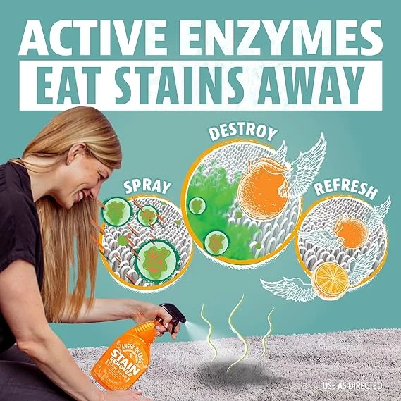 Angry Orange Stain Remover – 32oz Enzyme Pet Cleaner - Image 3